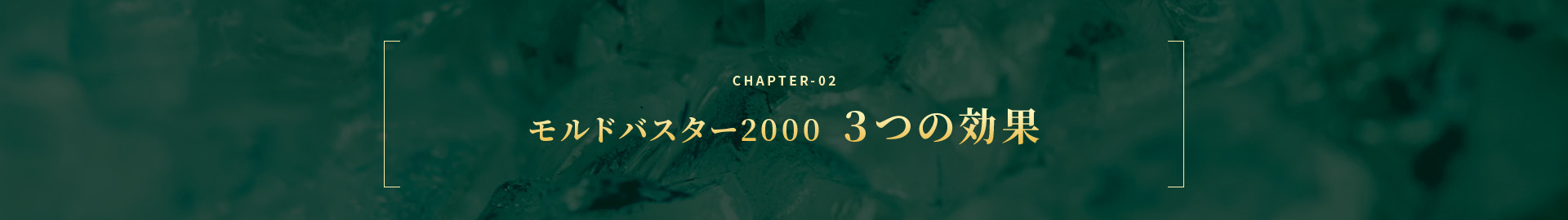CHAPTER-02 モルドバスター2000 3つの効果